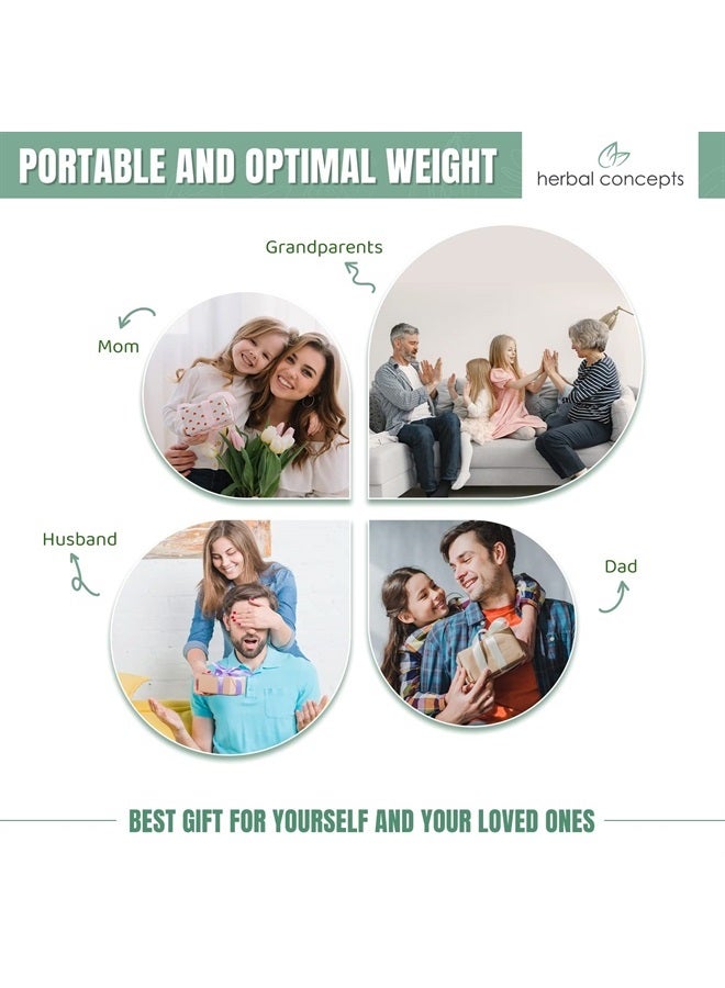 Aromatherapy Horse Shoe Shaped Microwaveable Wrap Made of Organic Flaxseed, Yellow Dock, & Lemon Grass for Neck | Neck Wrap Relieves Stress & Pain | Available in Blue