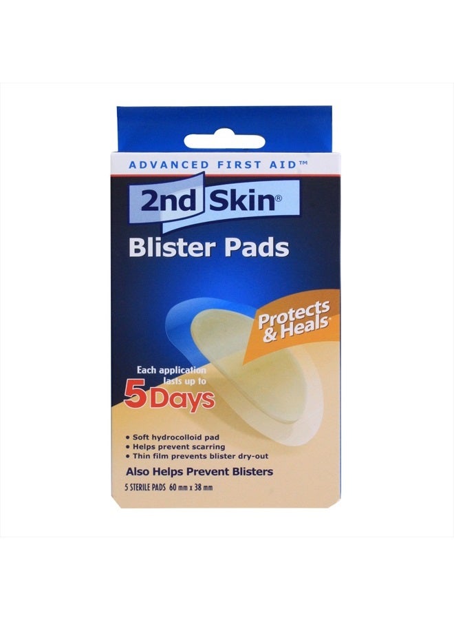2nd Skin Blister Pads, Medical, 5-Count