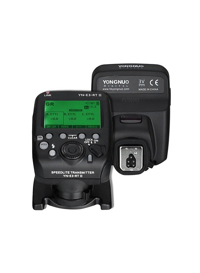 YN-E3-RT II On-Camera Flash Speedlite Transmitter Flash Trigger Compatible for ST-E3-RT/600EX-RT/YN-E3-RT/YN968EX-RT/YN600EX-RTII/YN686EX-RT/YNE3-RX