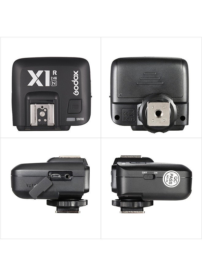 X1R-N TTL 2.4G Wireless Flash Trigger Receiver for Nikon DSLR Camera for X1N Trigger