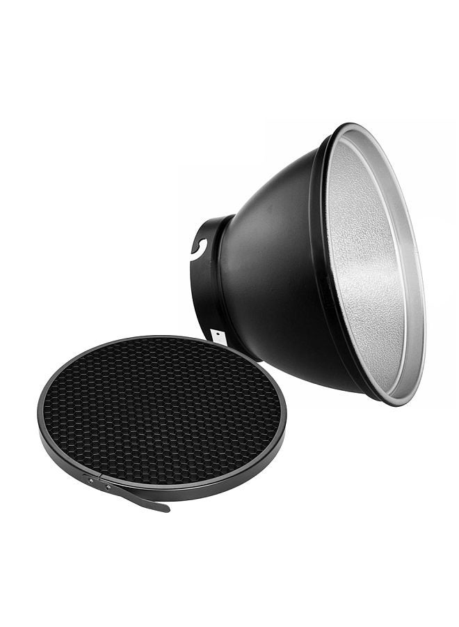 210mm Elinchrom Mount Reflector Diffuser Shade Lamp Shade with 60° Honeycomb Grid for Elinchrom Mount Studio Strobe Flash Light Speedlite Portrait and Commercial Photography Accessory