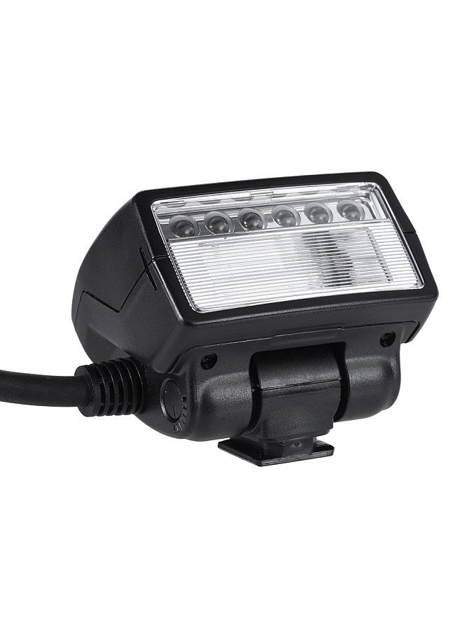 E-TTL Macro Flash Speedlite 5600K with 2pcs Flash Heads and 4pcs Adapter Rings for Canon EOS 1Dx 5D3 6D 7D 70D 80D Cameras