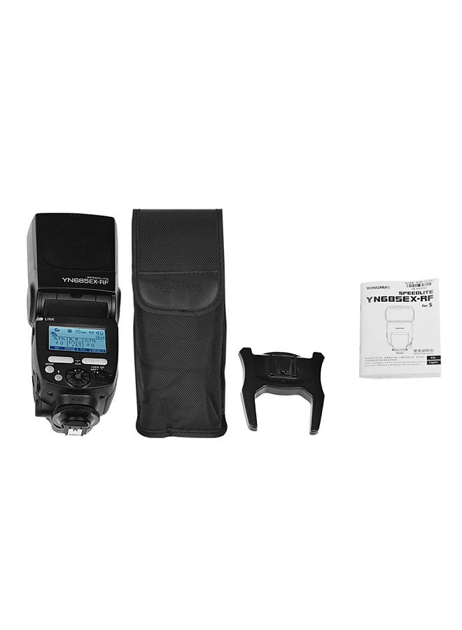 YN685EX-RF On-camera Flash Light Master Slave Speedlite GN60 TTL 1/8000s HSS 2s Recycle Time with 2.4G Wireless Trigger System Replacement for Sony A7 Series A6600 A6500 A6400 A99 A77