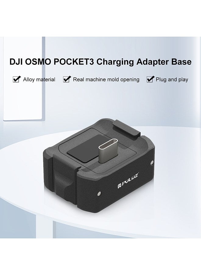 PU897B Camera Charging Adapter Base Camera Stand Base Mount Adapter Compatible with DJI OSMO Pocket 3