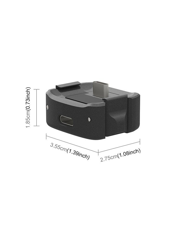 PU897B Camera Charging Adapter Base Camera Stand Base Mount Adapter Compatible with DJI OSMO Pocket 3