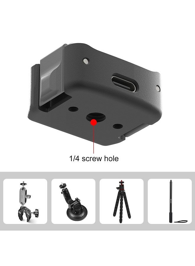 PU897B Camera Charging Adapter Base Camera Stand Base Mount Adapter Compatible with DJI OSMO Pocket 3