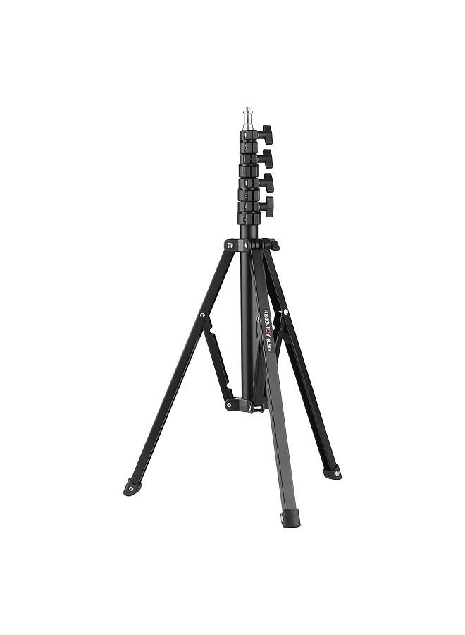 FL2009 Adjustable Metal Tripod Light Stand 10kg/22lbs Load Capacity 1/4 Inch Screw Max. Height 182cm/6ft for Photography Studio Reflector Softbox LED Video Light Umbrella