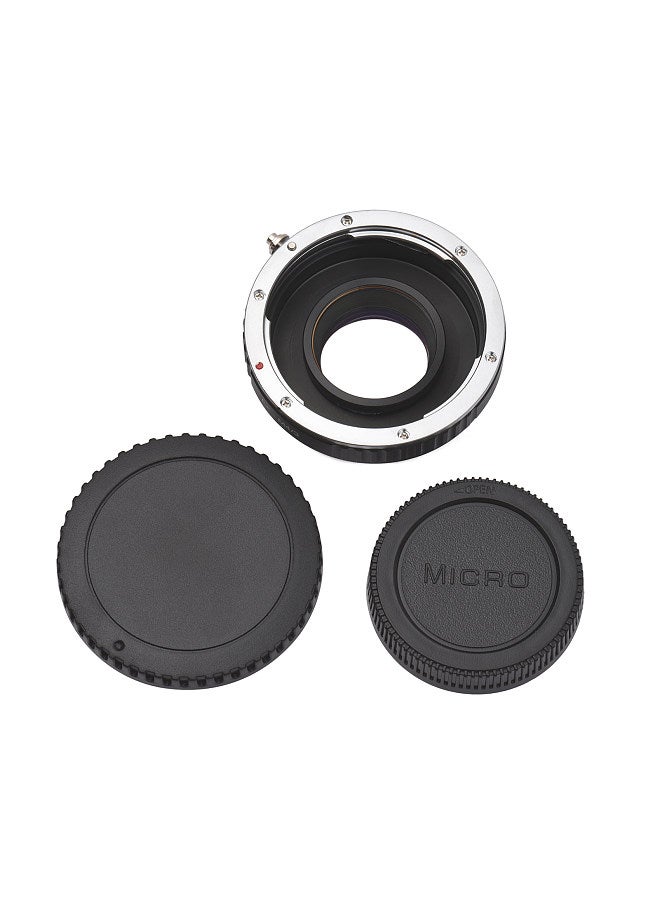 EOS-M4/3 Camera Lens Mount Adapter Ring Focus Reduce Aperture Enlarge Replacement for Canon EF Lens to Panasonic DMC-DX85/GH4/GH5/GF1