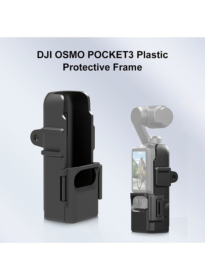 PU898B Expansion Adapter Camera Extenion Bracket Mount with Cold Shoe Mount Action Cam Mount & 1/4in Screw Hole Compatible with DJI Osmo Pocket 3
