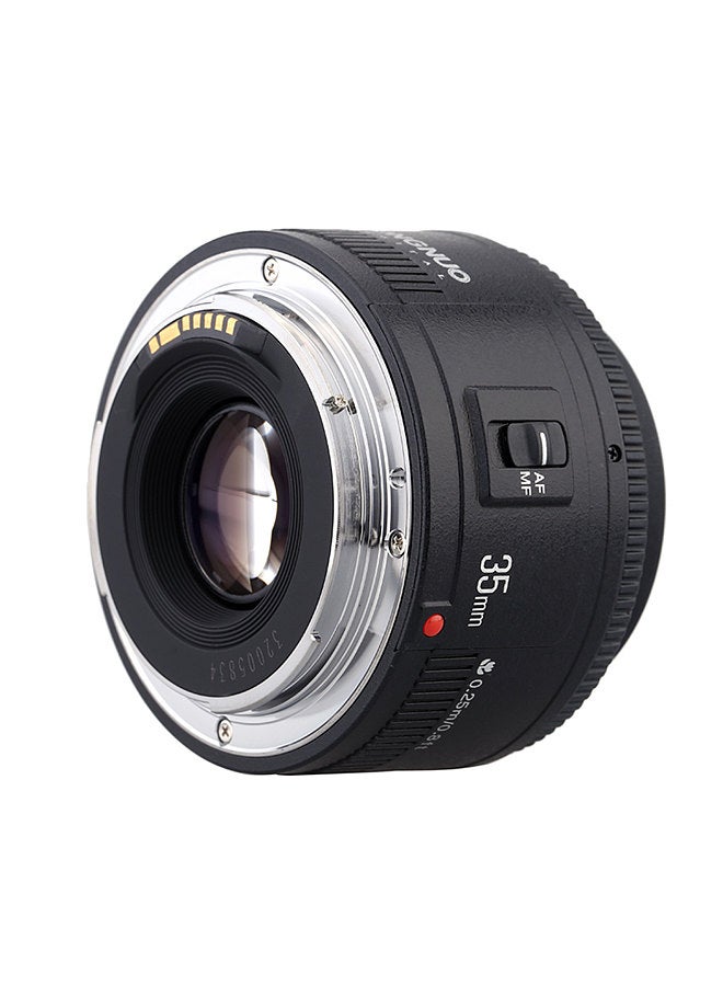 YN35mm F2 Lens 1:2 AF / MF Wide-Angle Fixed/Prime Auto Focus Lens for Canon EF Mount EOS Camera