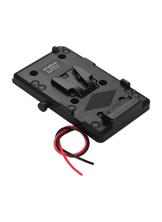 Back Pack Plate Adapter with D-tap Output for Sony V-Mount V-Lock Battery External for DSLR Camera Camcorder Video Light