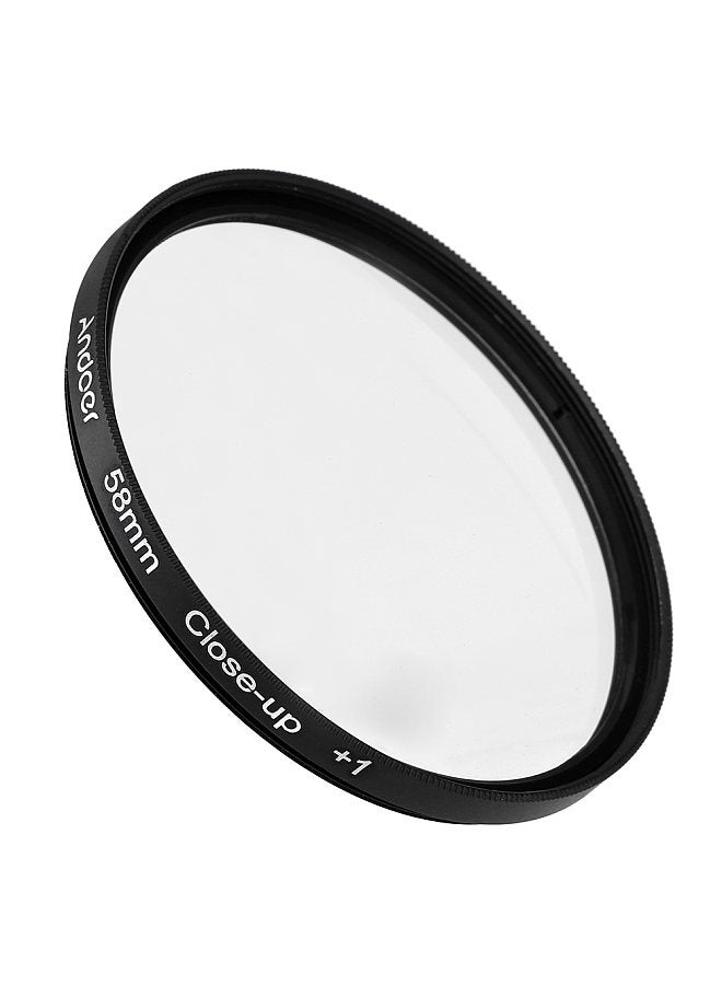 58mm Macro Close-Up Filter Set +1 +2 +4 +10 with Pouch for Nikon Canon Rebel T5i T4i EOS 1100D 650D 600D DSLRs