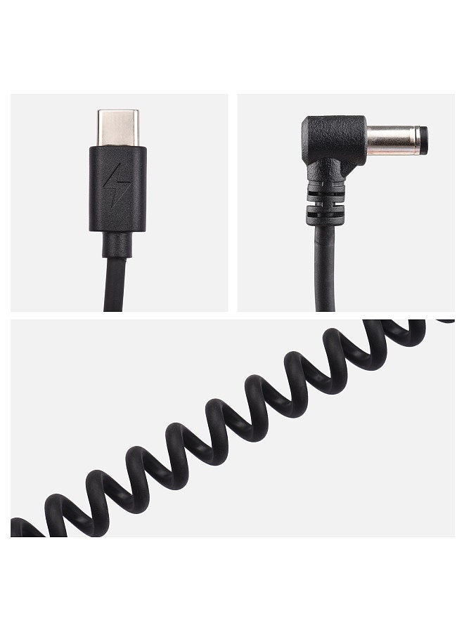 12V PD3.0 USB Type-C Male to 12V DC5.5*2.5mm Male Connector Power Cable Charging Cord Adapter