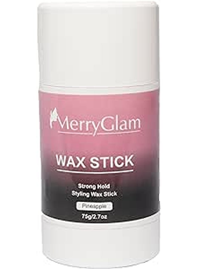 Wax Stick 2.7 Oz Strong Hold Styling Wax Stick Long Lasting Hold Tames Frizz & Flyaways Non Greasy Finish