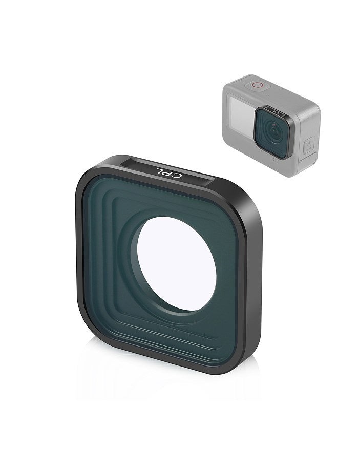 PU924 5.5mm Ultra Slim CPL Filter 1.2 x 1.2in Square Polarizer Filter Optical Glass Waterproof Scratch-resistant with 18 Layer Coating Compatible with GoPro 12/11/10/9/8/Mini 11