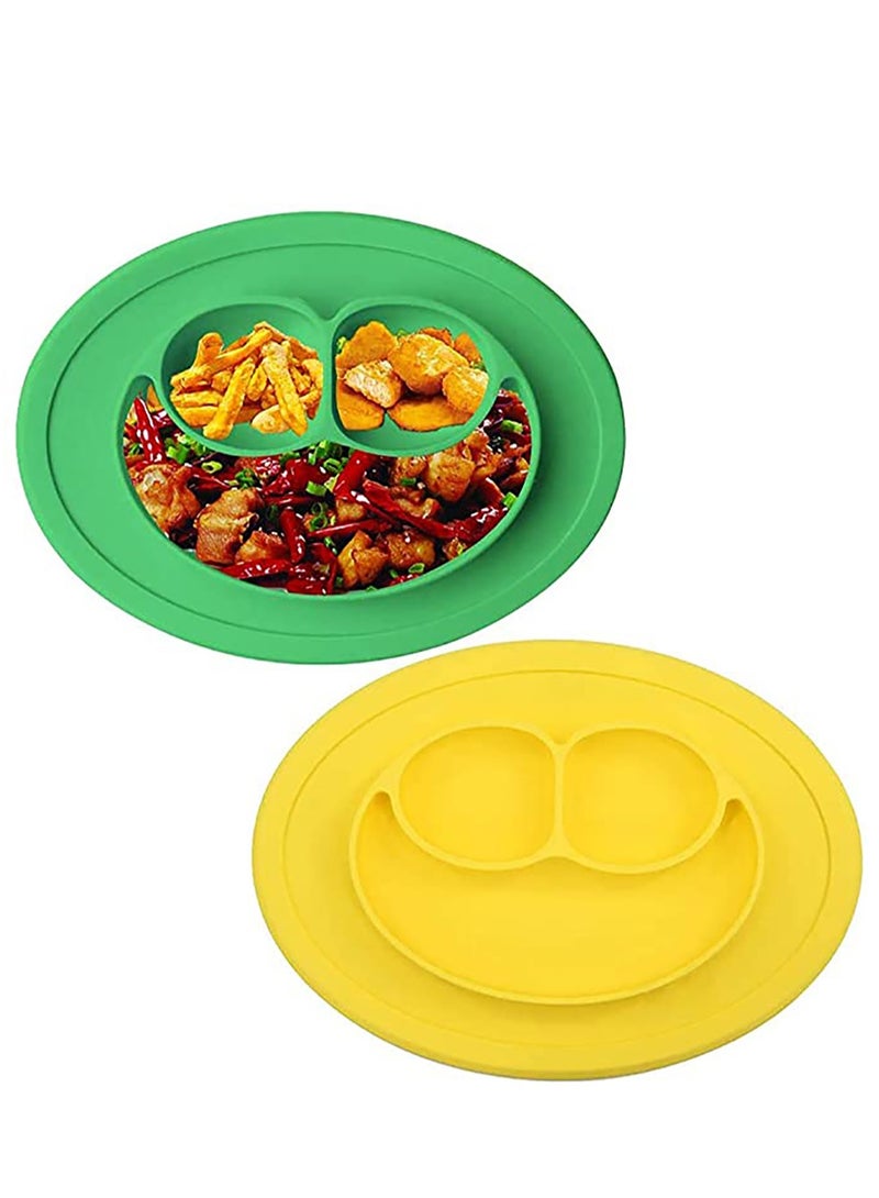 Toddler Plate, Portable Baby Plates for Toddlers and Kids, Approved Strong Suction Plates for Toddlers