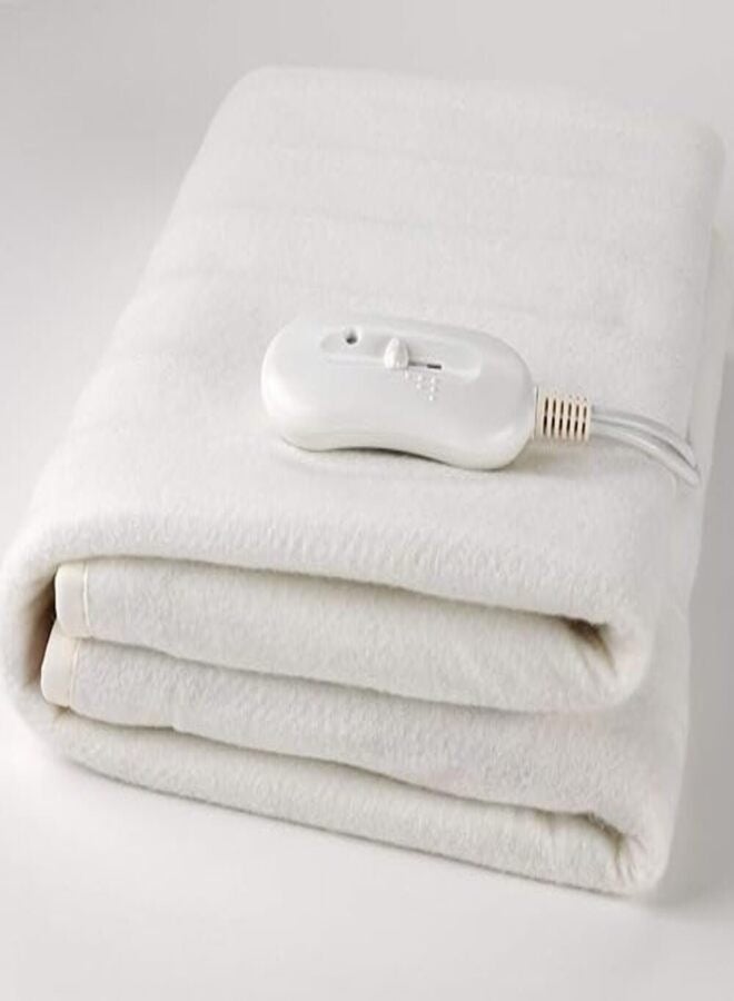 Electric Heated Under Blanket with Three Heat Settings and Easy-To-Use Machine Washable, Polyester.