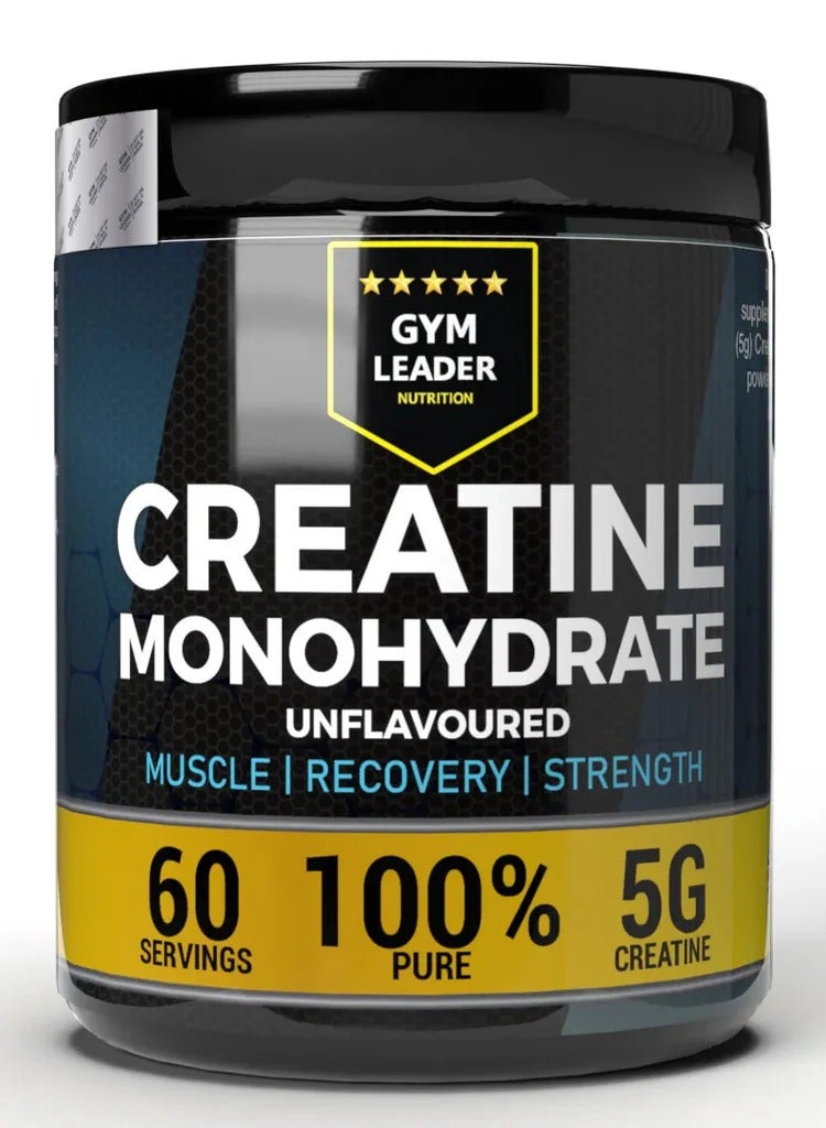 Gym Leader Nutrition Creatine Monohydrate Unflavored 300g 60 Serving