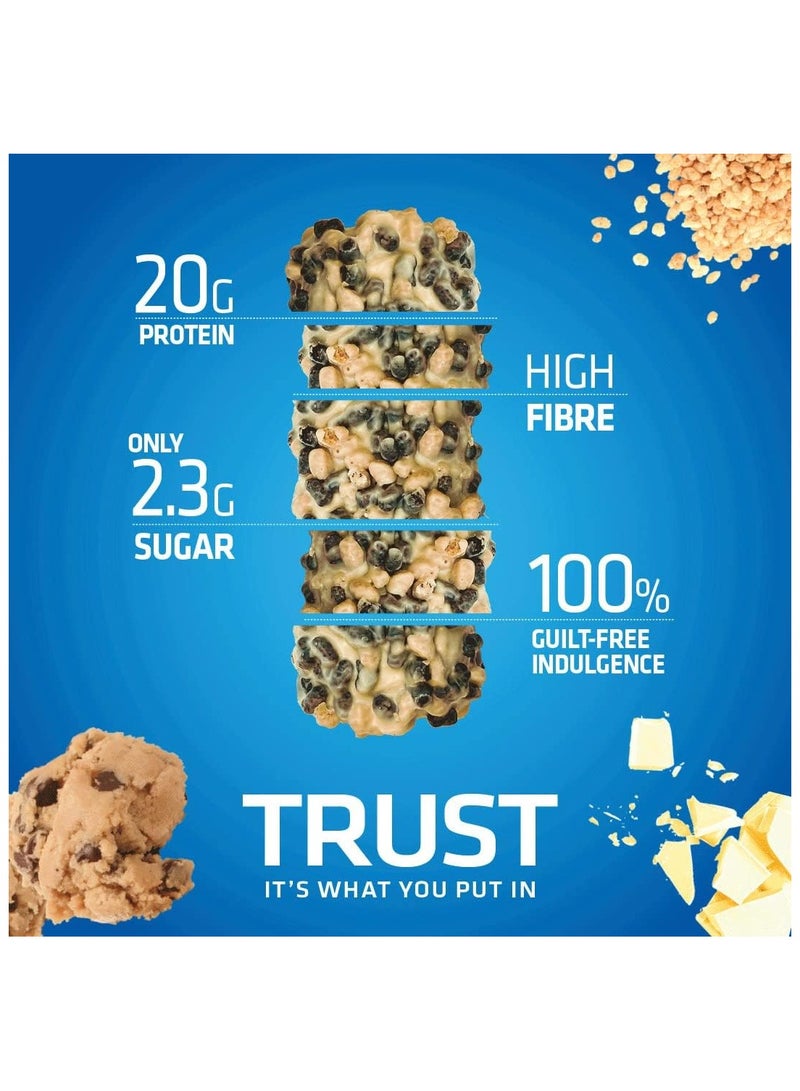 Usn Trust Crunch High Protein Bar White Chocolate Cookie Dough 60g Pack of 12