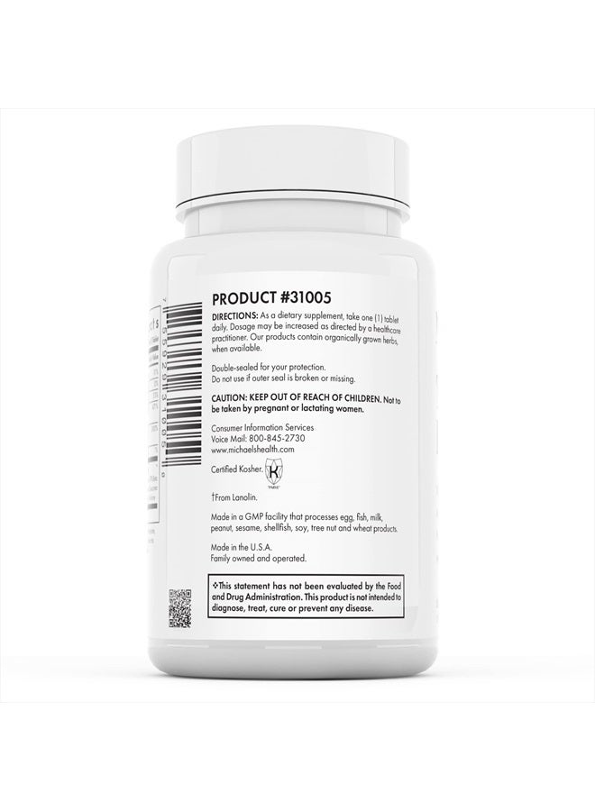 Michael's Health Naturopathic Programs Testosterone Factors - 60 Vegetarian Tablets - Nutrients to Support Testosterone Production - Kosher - 60 Servings