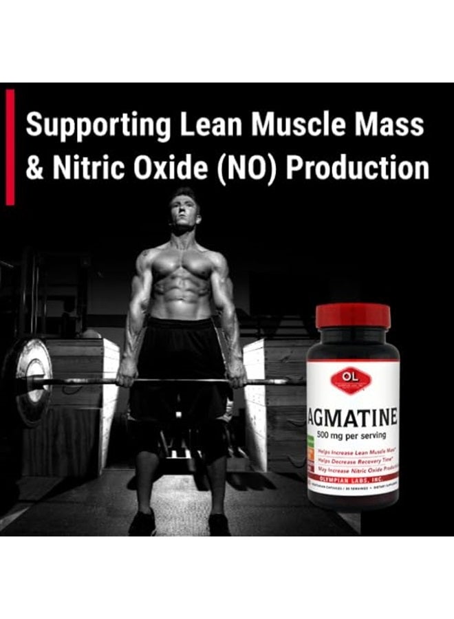 Agmatine 500 mg per Serving, 60 Vegetarian Capsules