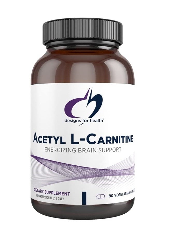 Acetyl L-Carnitine Capsules 800mg - Energizing Brain Support - Non-GMO, Vegetarian Acetyl L-Carnitine HCl Supplement (90 Capsules)