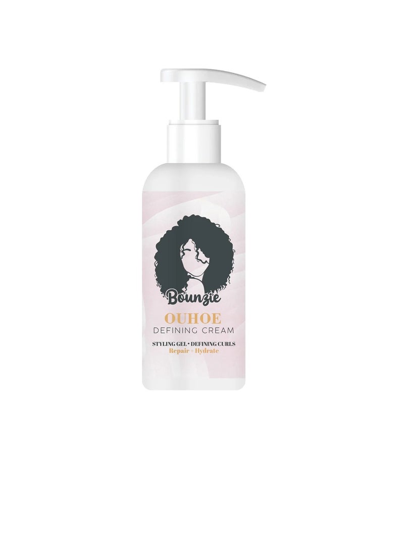 Curl Boost Defining Cream, Elastin Curly Hair Moisturizing Styling Essence, Instant Quick Drying Curly Hair Gel, Fluffy Frizzy Hair Care Gel For Curly Shinny And Strong Hair