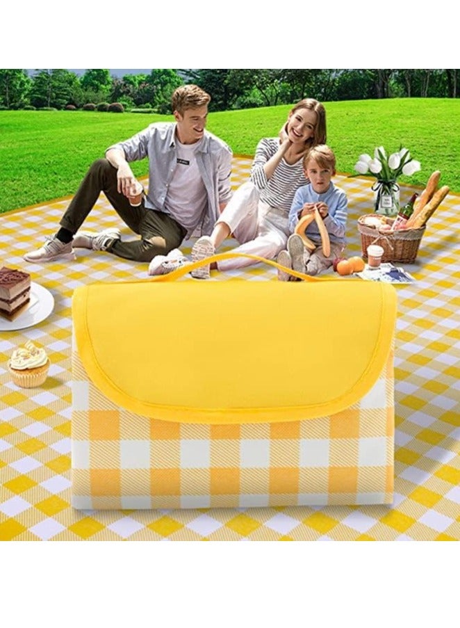 Portable Picnic Blankets (Yellow)