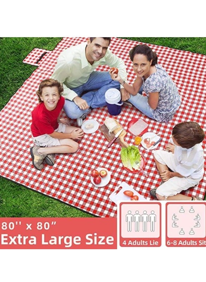 Portable Picnic Blankets (Red)