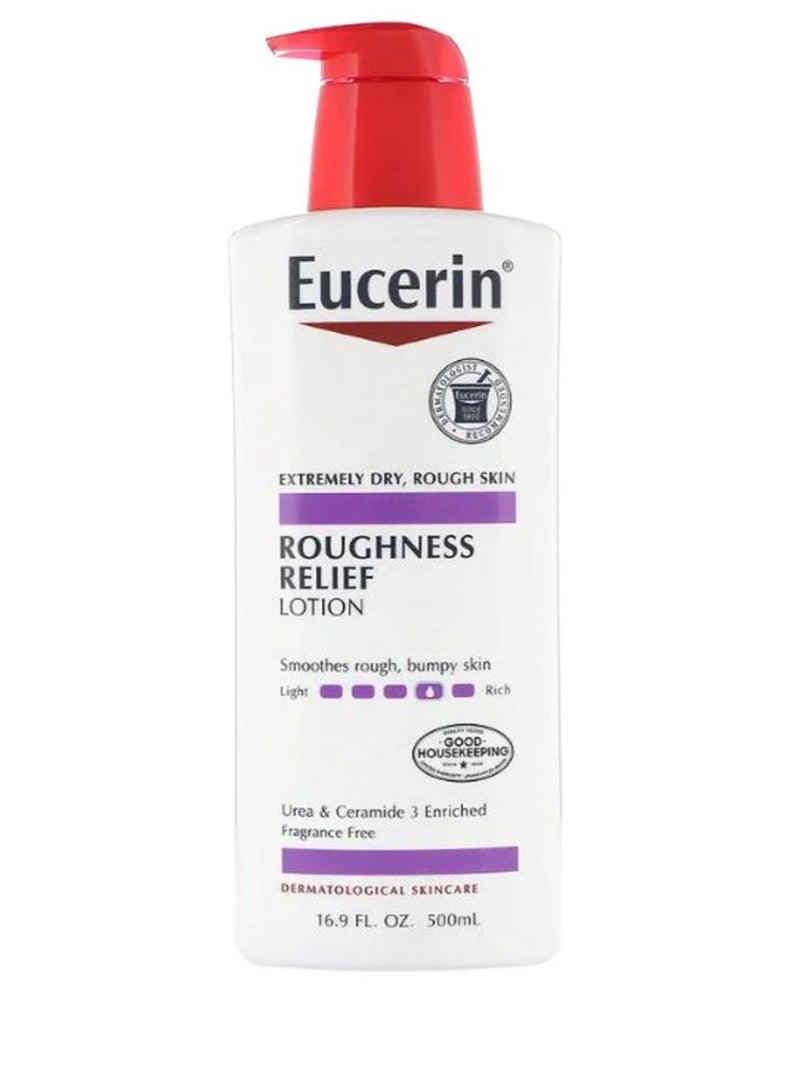 Eucerin Roughness Reducing Lotion - Full Body Lotion for Very Dry, Rough Skin - White Pump Bottle 500ml