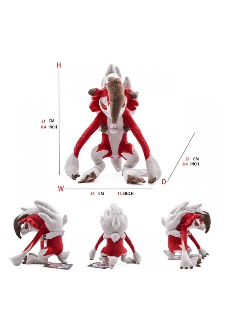 5-Piece Pocket Monsters Figure Lycanroc Plush Toys Set