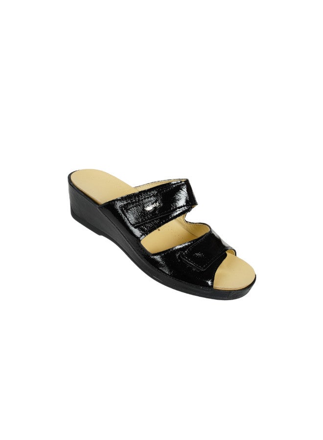 148-1081 Vital Ladies Medic - Naplack Sandals 4116AS Black