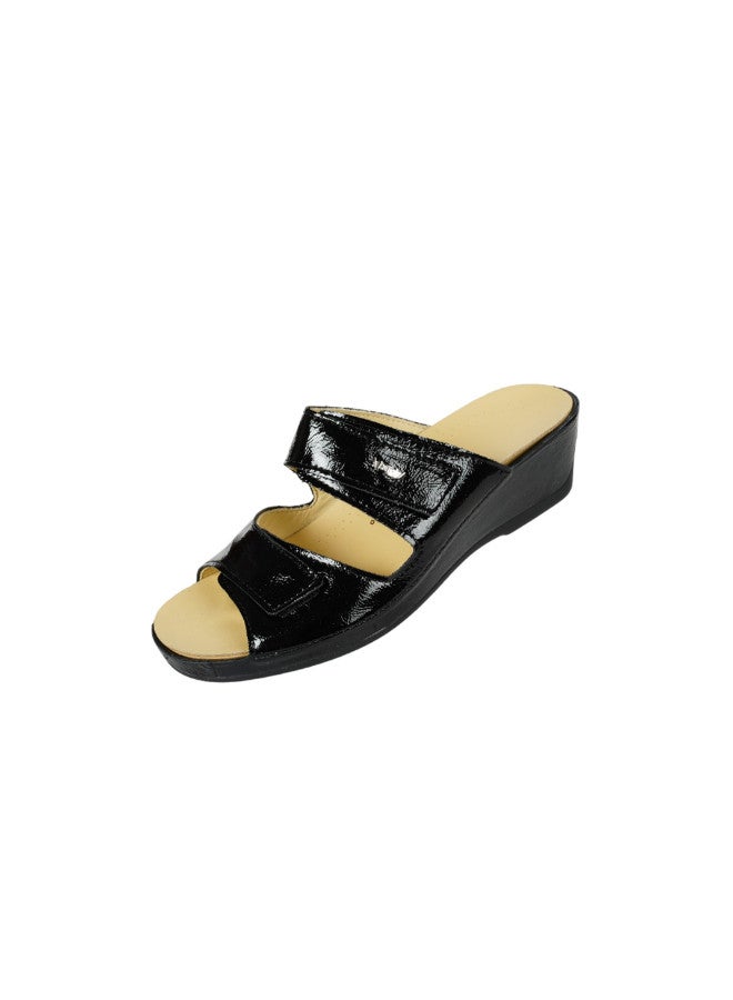 148-1081 Vital Ladies Medic - Naplack Sandals 4116AS Black