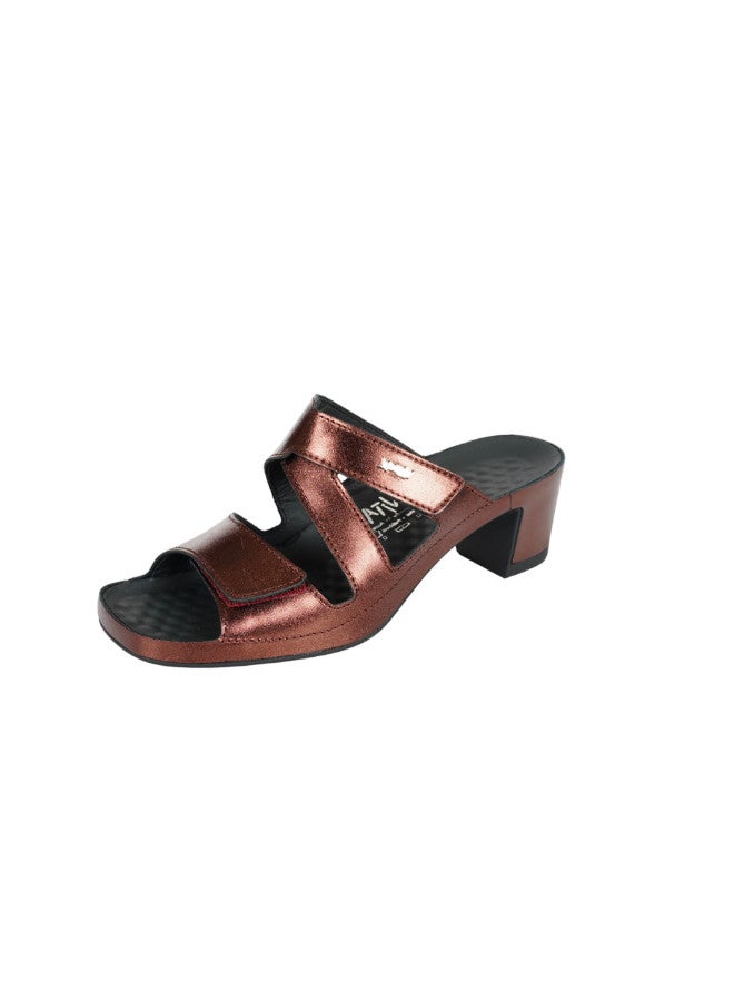 148-1038 Vital Ladies Joy - Metallic Sandals 05052 Bordo