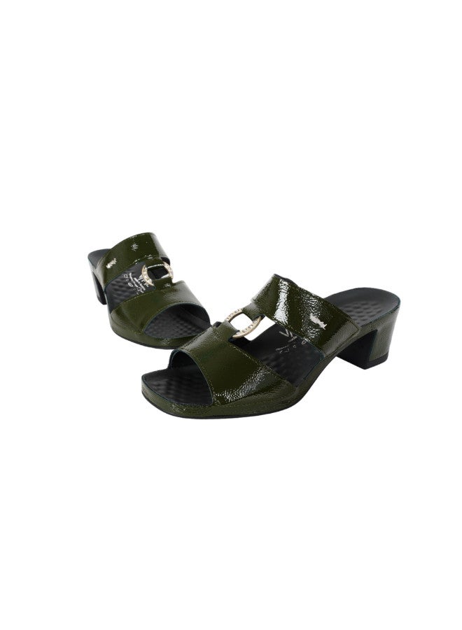 148-1043 Vital Ladies Joy - Naplack Sandals 05056 Anthrazit