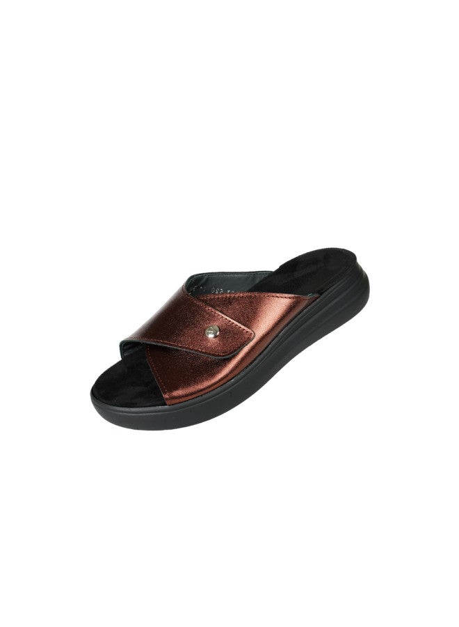 148-1086 Vital Ladies Sporty - Metallic Sandals 91003AS Bordo
