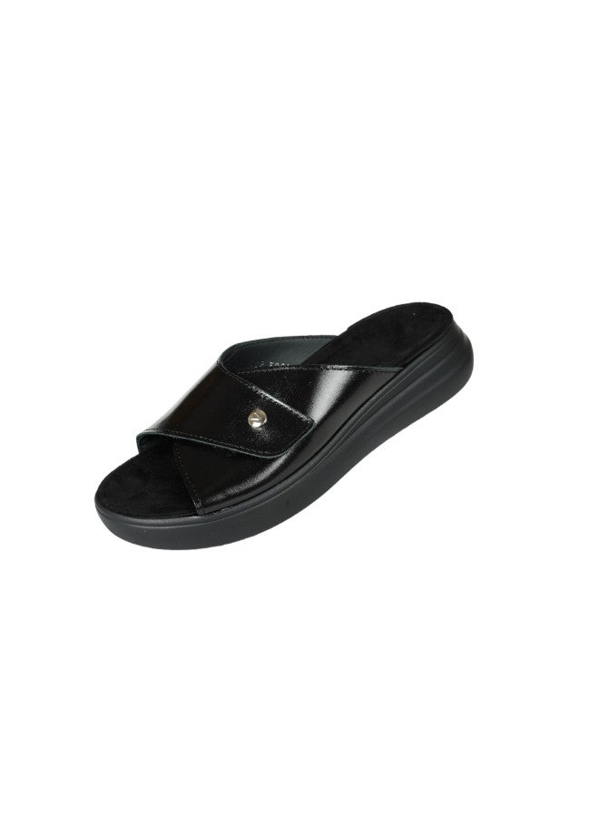 148-1087 Vital Ladies Sporty - Metallic Sandals 91003AS Black