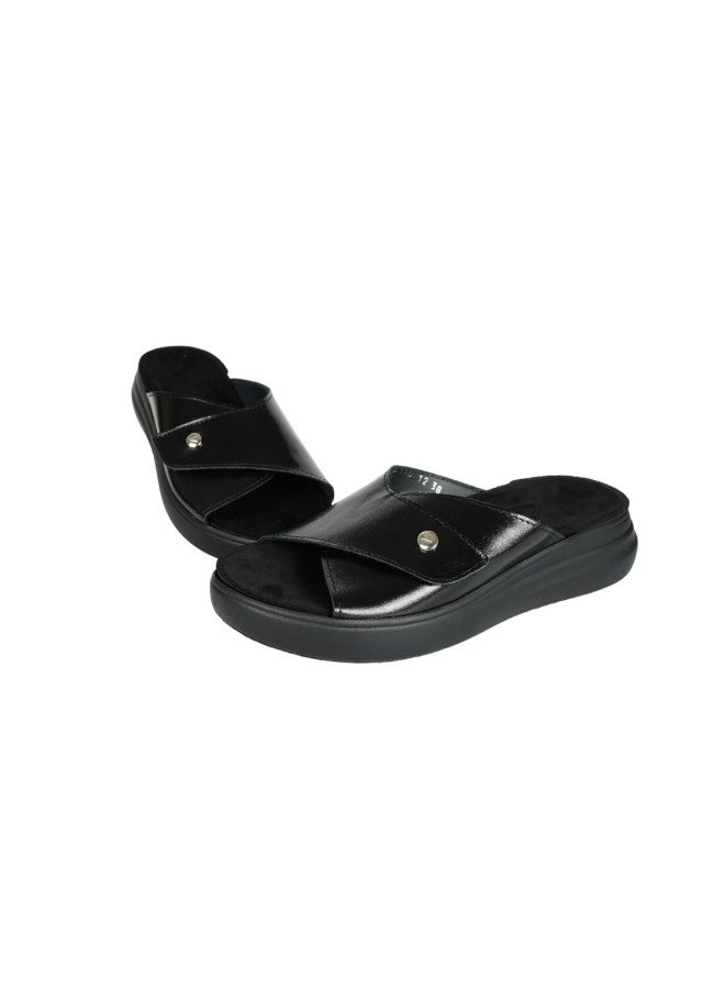 148-1087 Vital Ladies Sporty - Metallic Sandals 91003AS Black