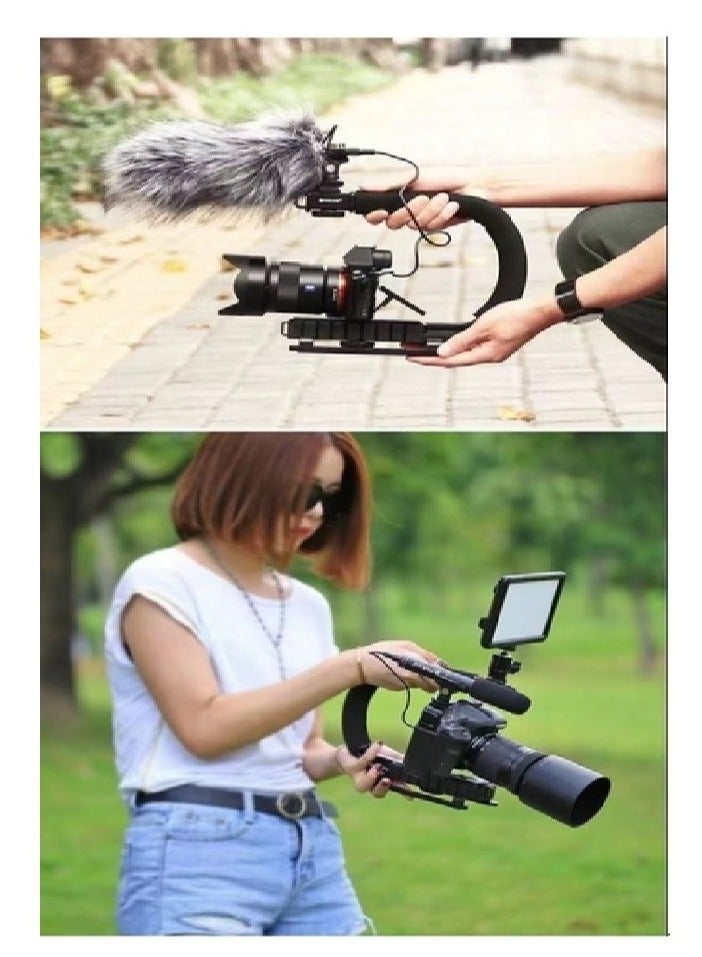 Vlogging with camera and mobile  for Video Recording