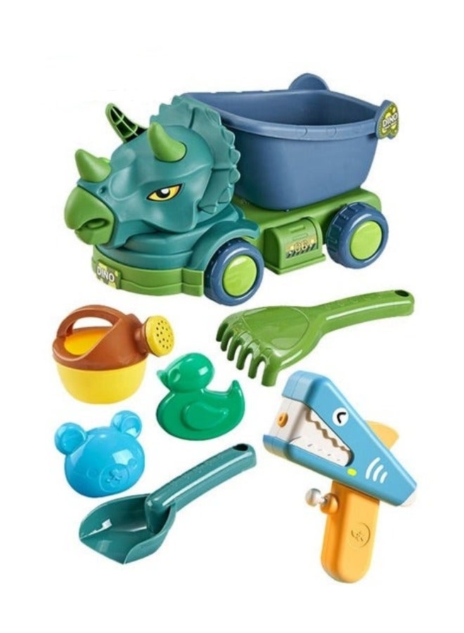 6-Piece Beach Toys Set Dinosaur Toy Kids Sand Toys