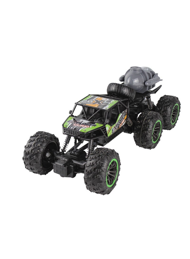 6WD Off Road Remote Control Car,Climbing Car With Spray Effects,Monster Truck Toy Gift For Kids