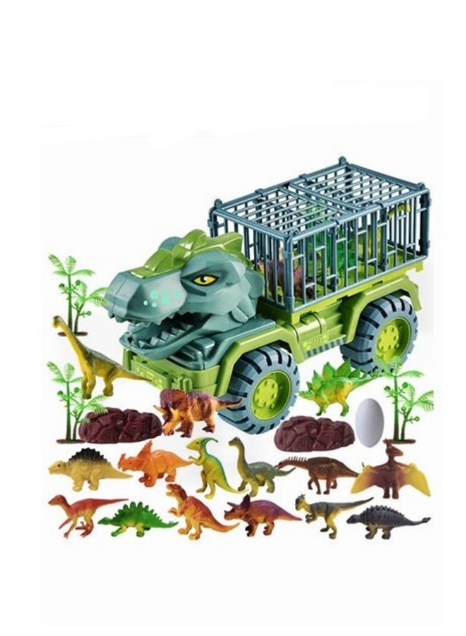Dinosaur Truck Toys Transport Truck With Dinosaur Toys For Kids Boys Girls