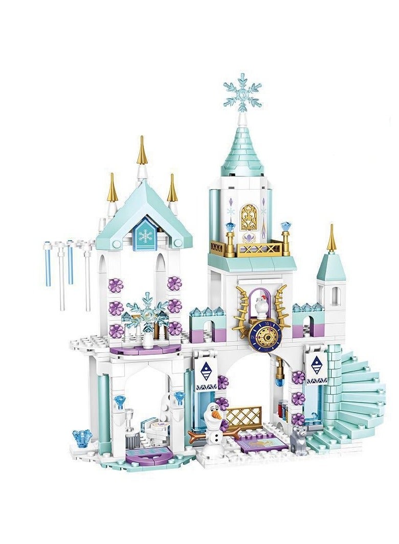 360-Piece Princess Castle Building Blocks Ice Castle Building Toys for Kids