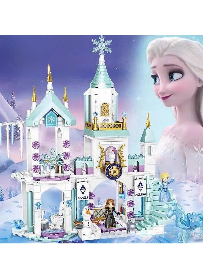 360-Piece Princess Castle Building Blocks Ice Castle Building Toys for Kids