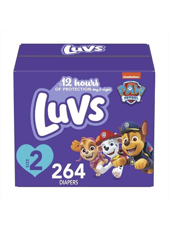 Diapers - Size 2, 264 Count, Paw Patrol Disposable Baby Diapers