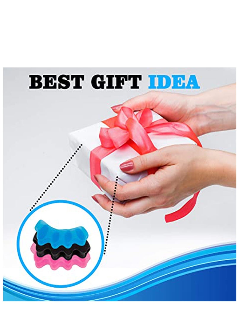 5 Pair Toe Separators for Overlapping Toes and Restore Crooked Toes to Their Original Shape, Correct Bunions Universal Size