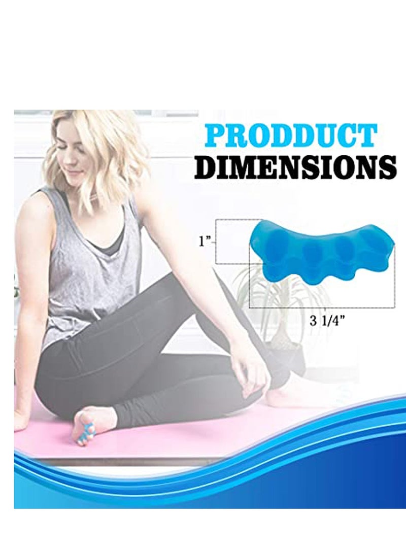 5 Pair Toe Separators for Overlapping Toes and Restore Crooked Toes to Their Original Shape, Correct Bunions Universal Size