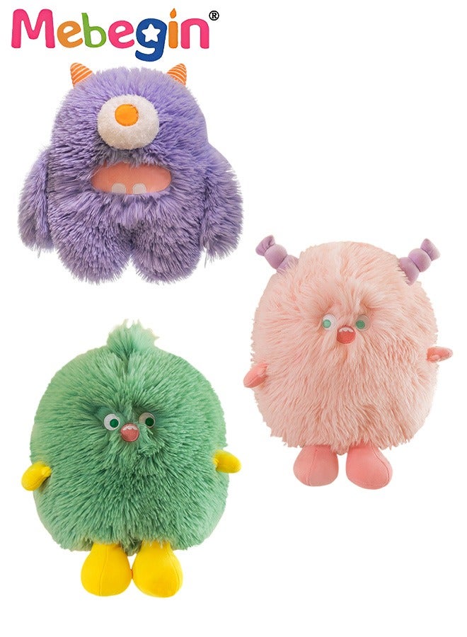 3Pcs 38cm Stuffed Toys, Ultrasoft Adorable Stuffed Animal Set, Plush Soft Toy with No Small Parts, Cuddly Character Made with Soft-Touch Fabric and 3D Features, Cozy Companion for Kids