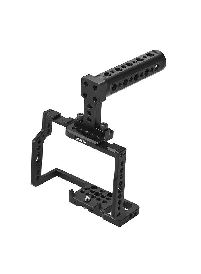 G85 Aluminum Alloy Camera Cage + Top Handle Kit with Many 1/4