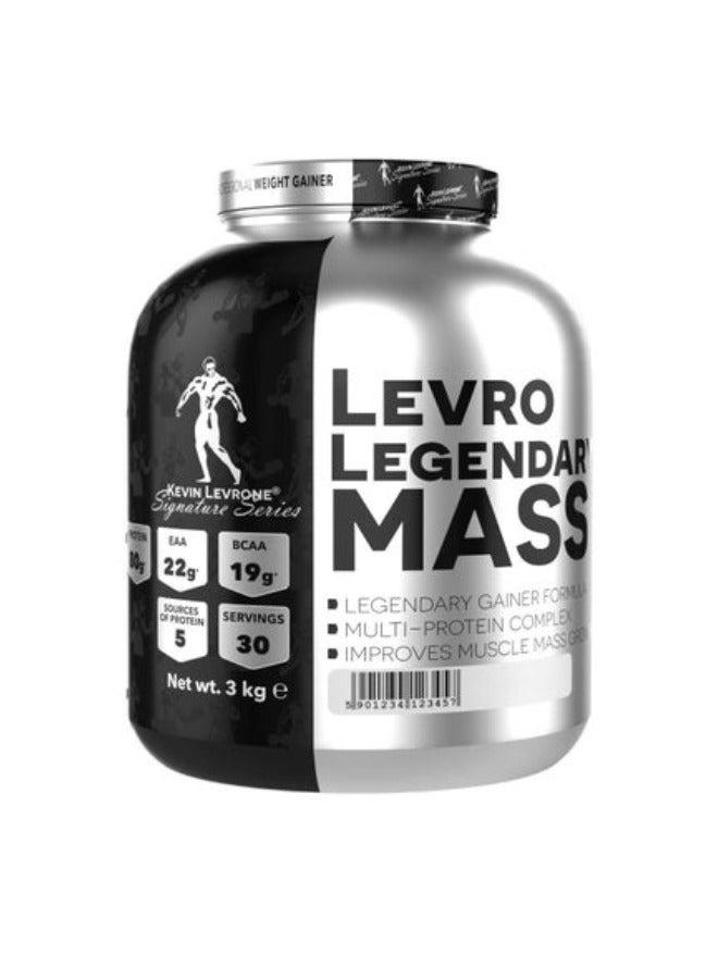 xLevro Legendary Mass, Legendary Gainer Formula, Chocolate Flavour, 3kg
